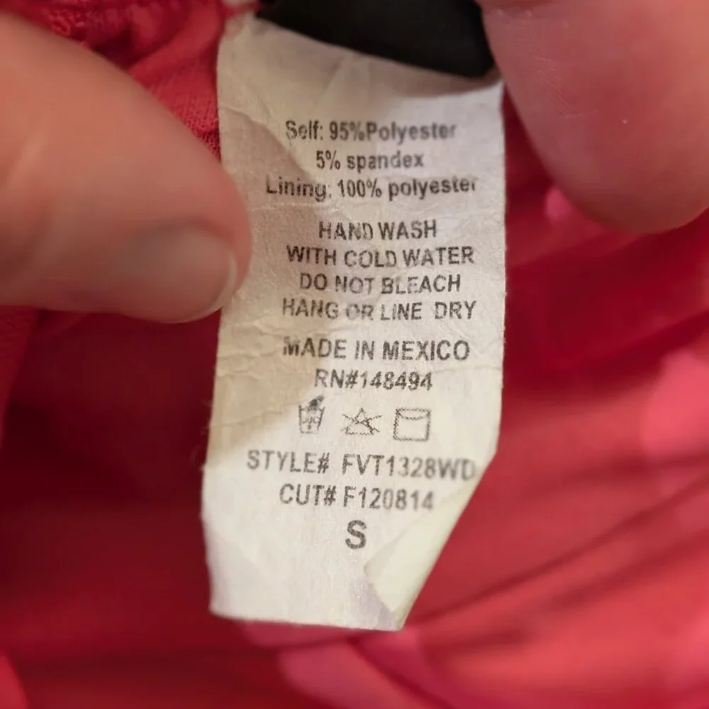 Windsor Fuchsia Ruched Strapless Formal Dress, Size S, New With Tags! - Picture 7 of 15